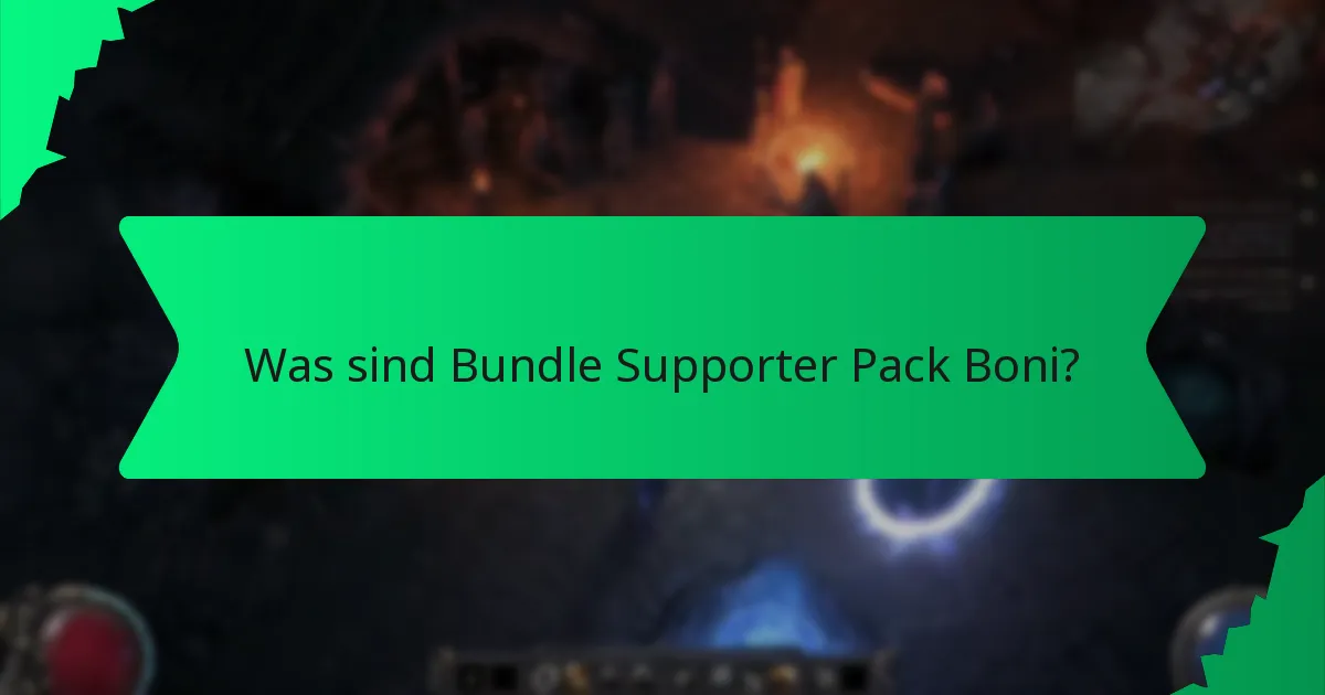 Wie wird die Seltenheit der Bundle Supporter Pack Boni bestimmt?