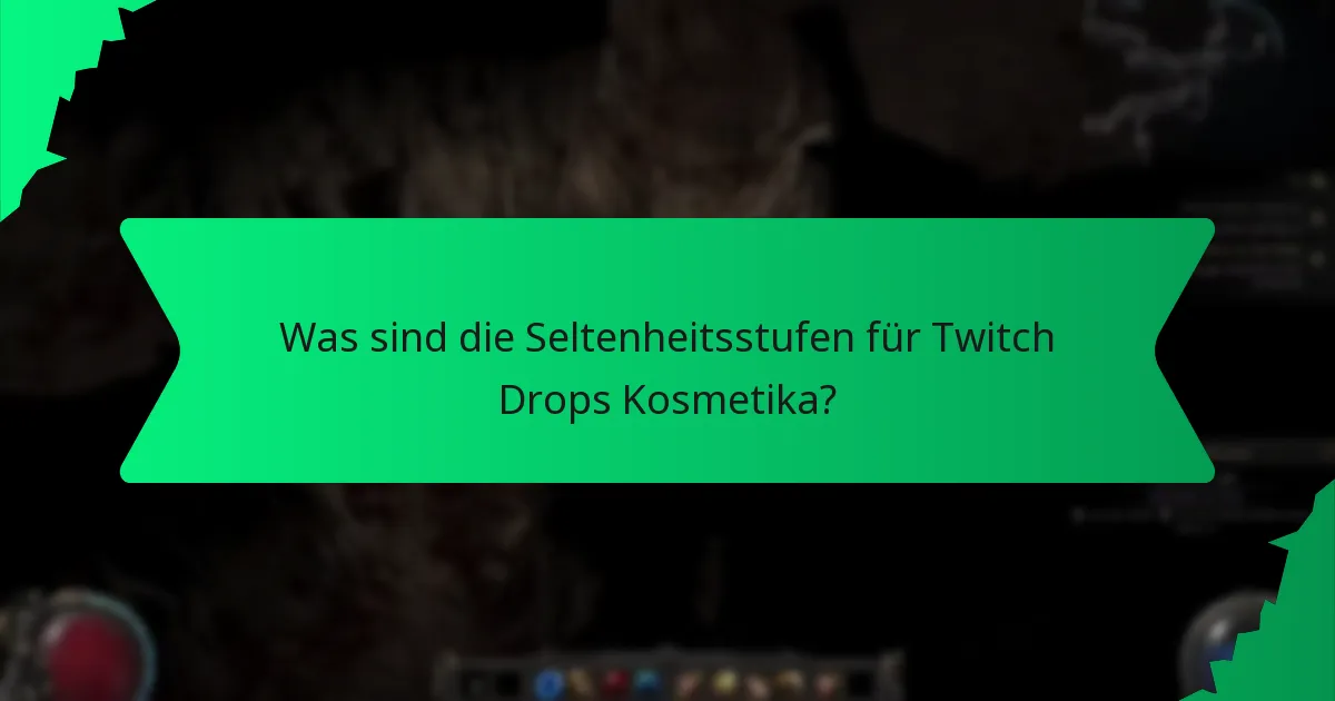 Welche Farboptionen sind für Twitch Drops Kosmetika verfügbar?