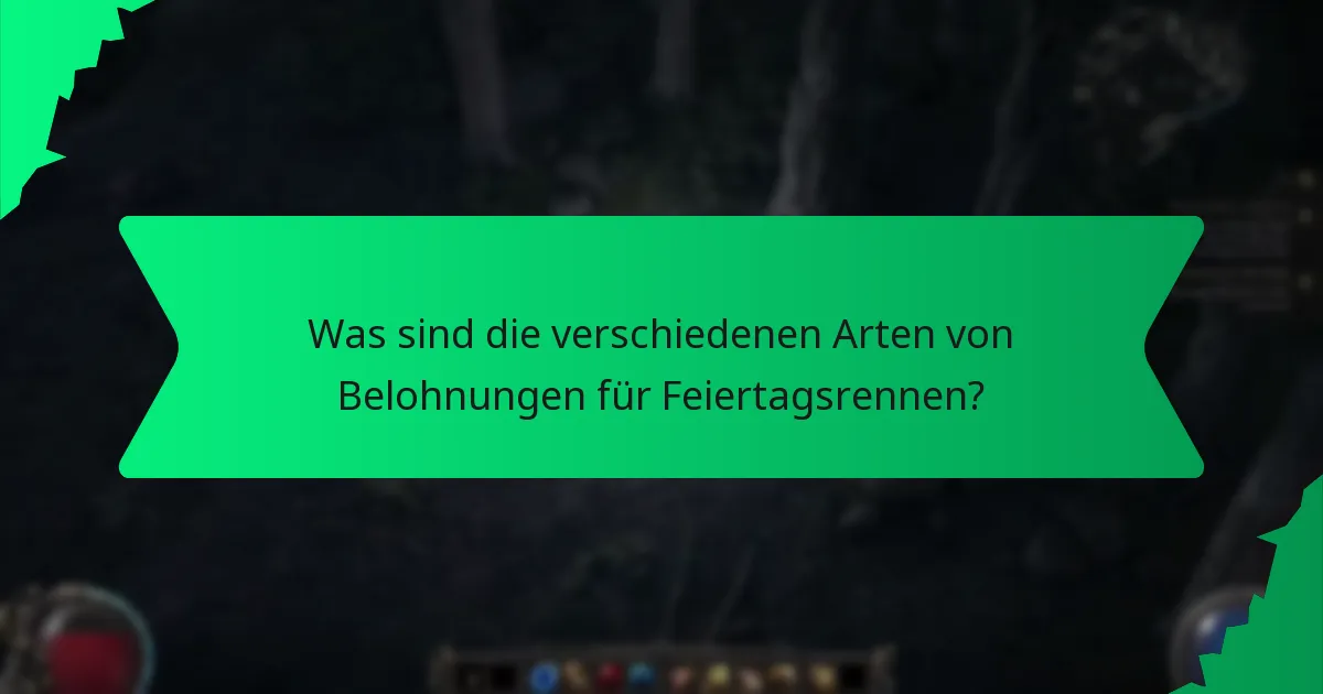 Wie wird die Seltenheit von Belohnungen für Feiertagsrennen definiert?
