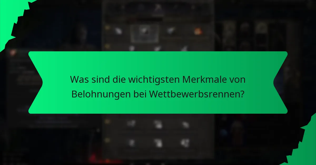 Wie wird die Seltenheit für Belohnungen bei Wettbewerbsrennen bestimmt?