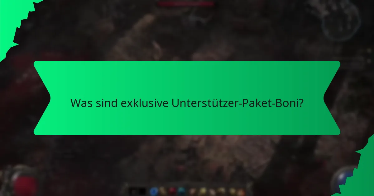 Wie wird die Seltenheit für Unterstützer-Paket-Boni definiert?
