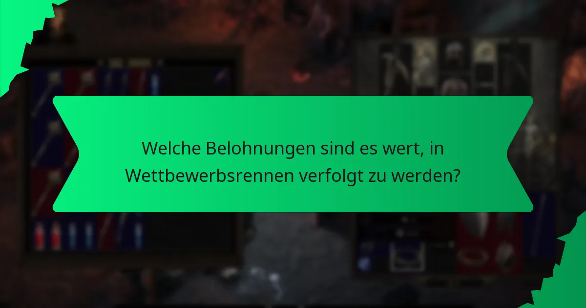 Welche Auswirkungen haben Belohnungen bei Wettbewerbsrennen auf das Gameplay?