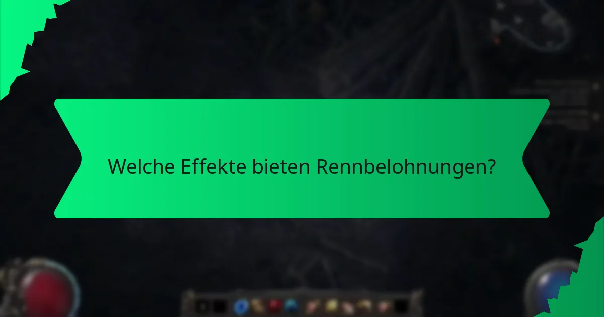 Welche Farben sind mit Rennbelohnungen verbunden?