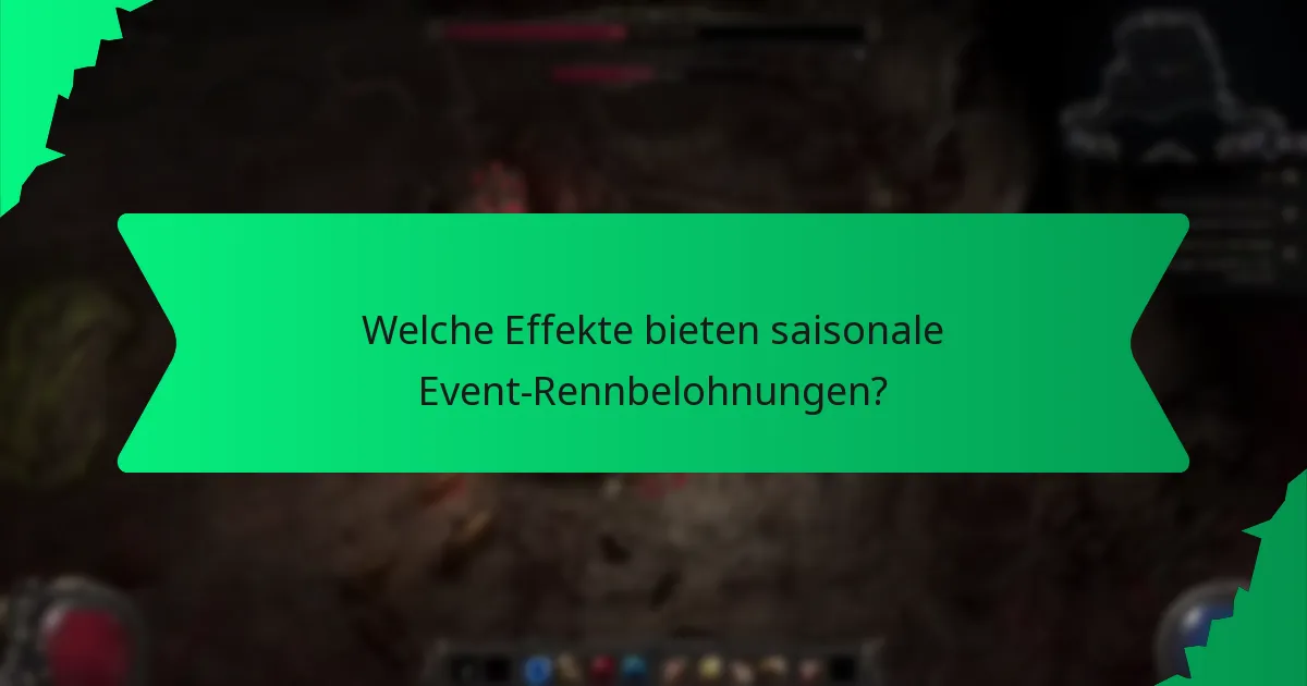 Welche Farbvarianten sind für saisonale Event-Rennbelohnungen verfügbar?