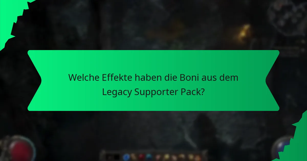 Welche Farben sind mit den Boni des Legacy Supporter Packs verbunden?