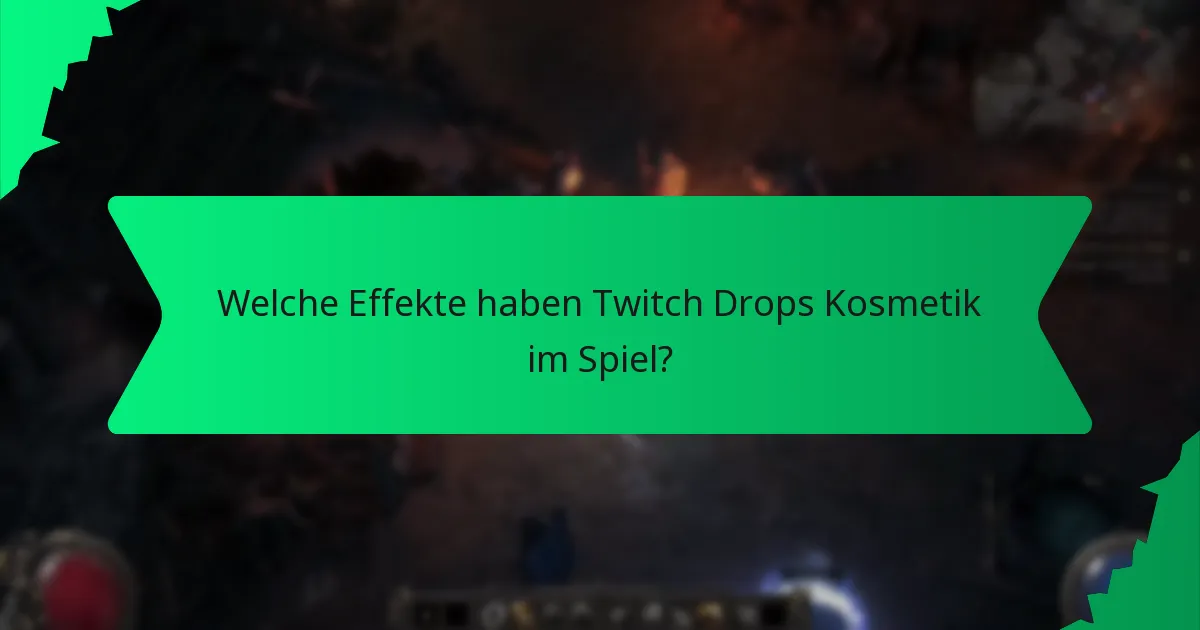 Welche Farboptionen sind für Twitch Drops Kosmetik verfügbar?