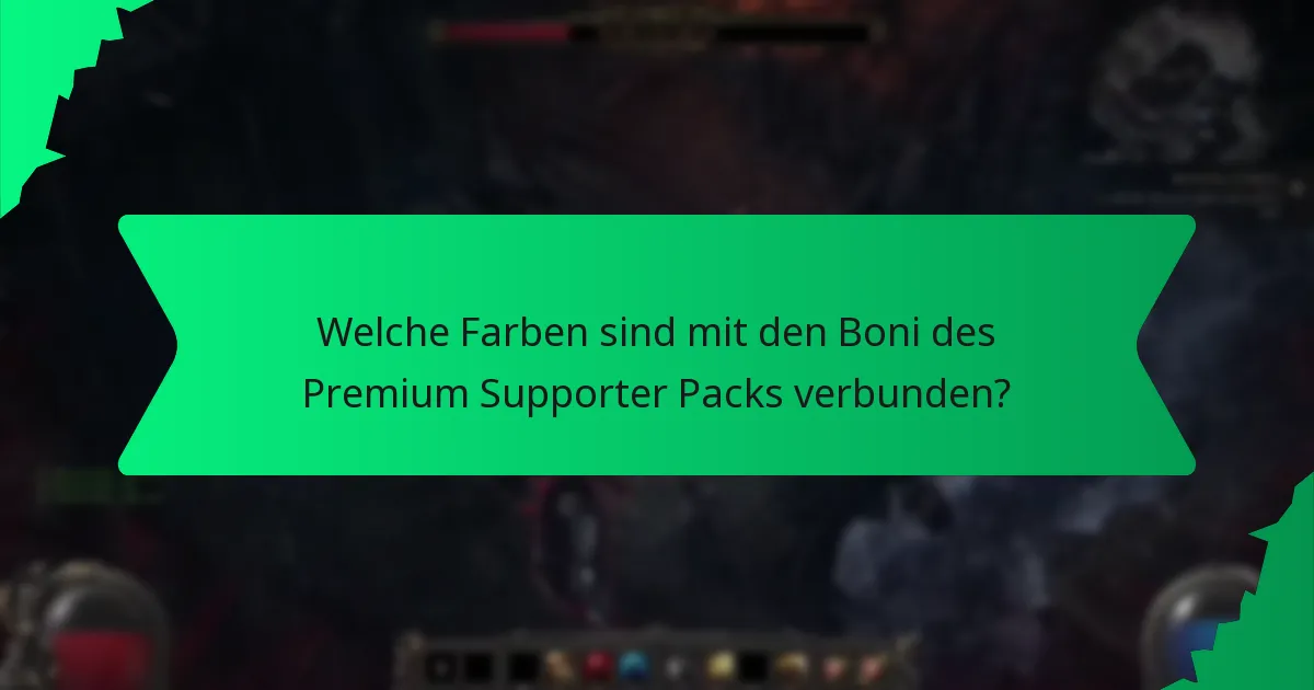 Welche Effekte bieten die Boni des Premium Supporter Packs?