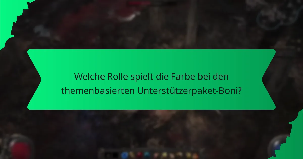 Welche Effekte bieten die themenbasierten Unterstützerpaket-Boni?