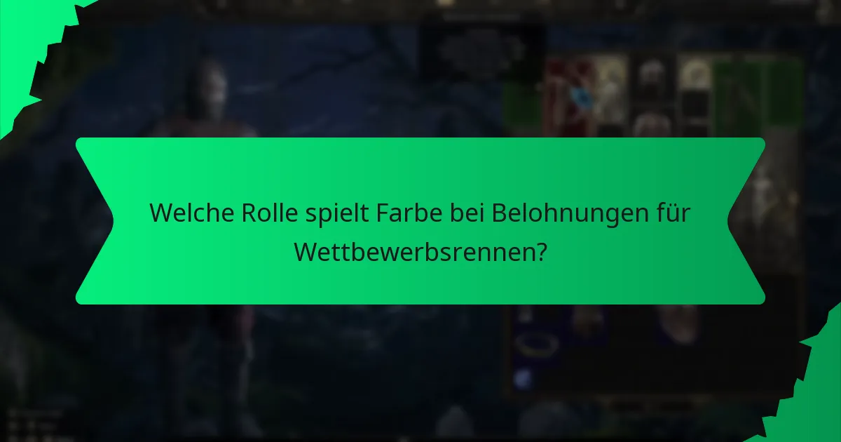 Welche Belohnungen sind es wert, in Wettbewerbsrennen verfolgt zu werden?