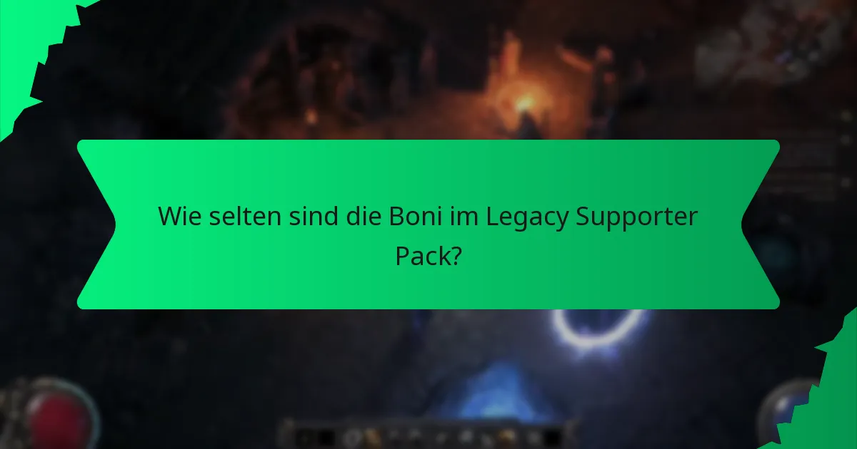 Wie vergleichen sich die Boni des Legacy Supporter Packs mit anderen Packs?